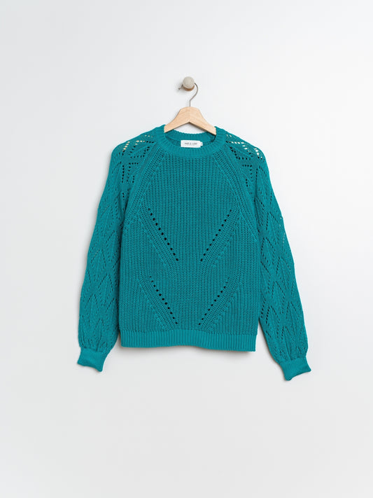 PULL EN MAILLE OUVERTE