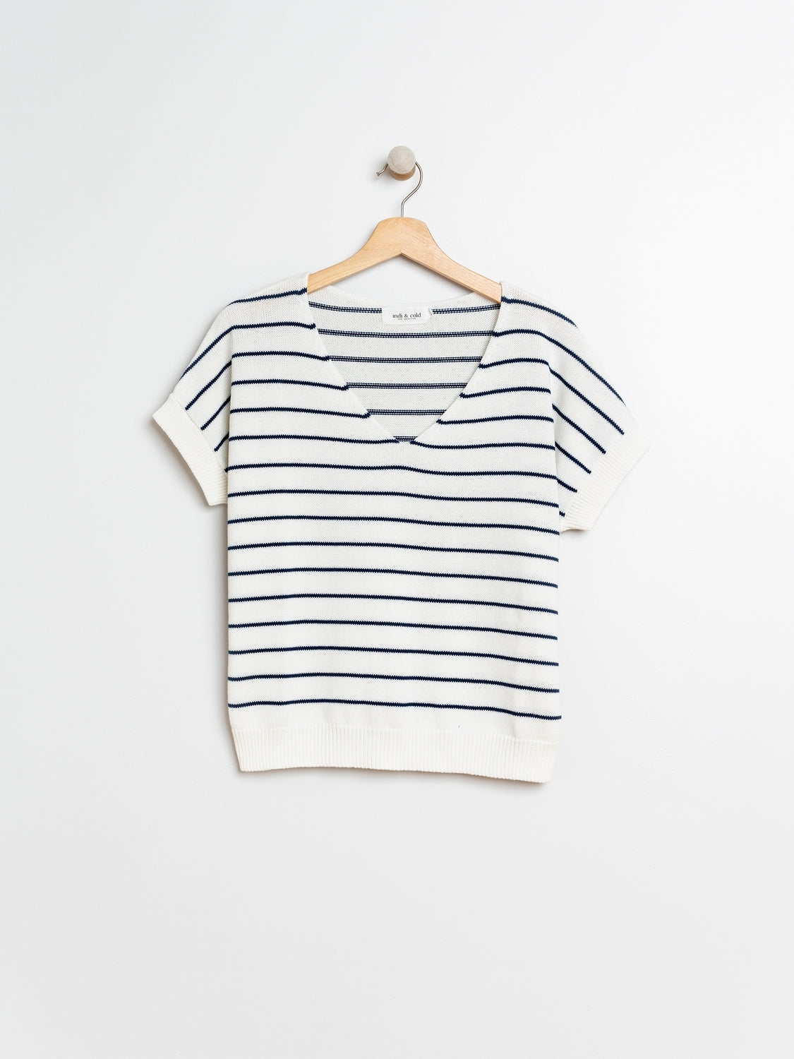 PULL EN MAILLE RAYÉ