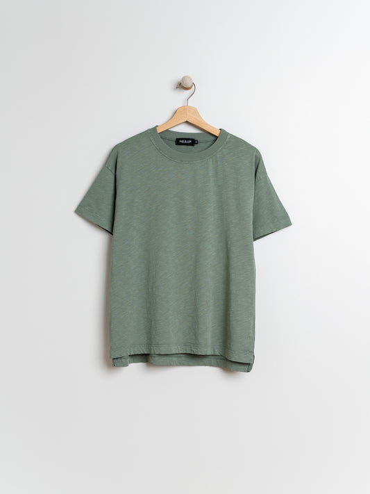T-SHIRT CARRÉ EN COTON