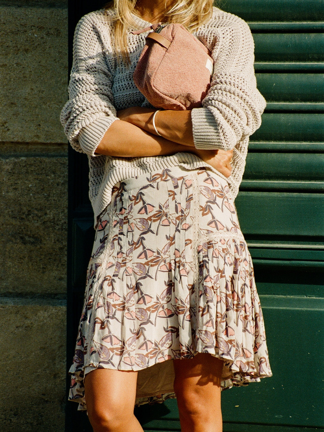 FALDA EN GEORGETTE