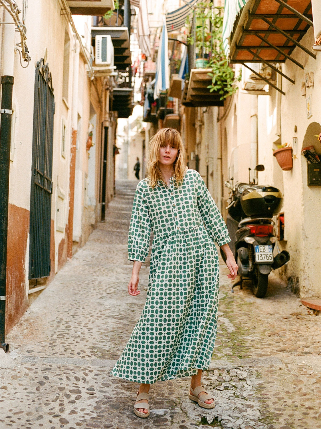 VESTIDO GEOMETRIC MAXI