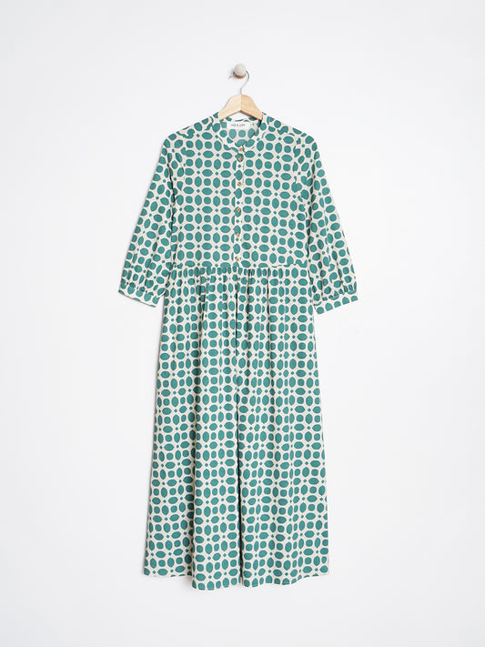 VESTIDO GEOMETRIC MAXI