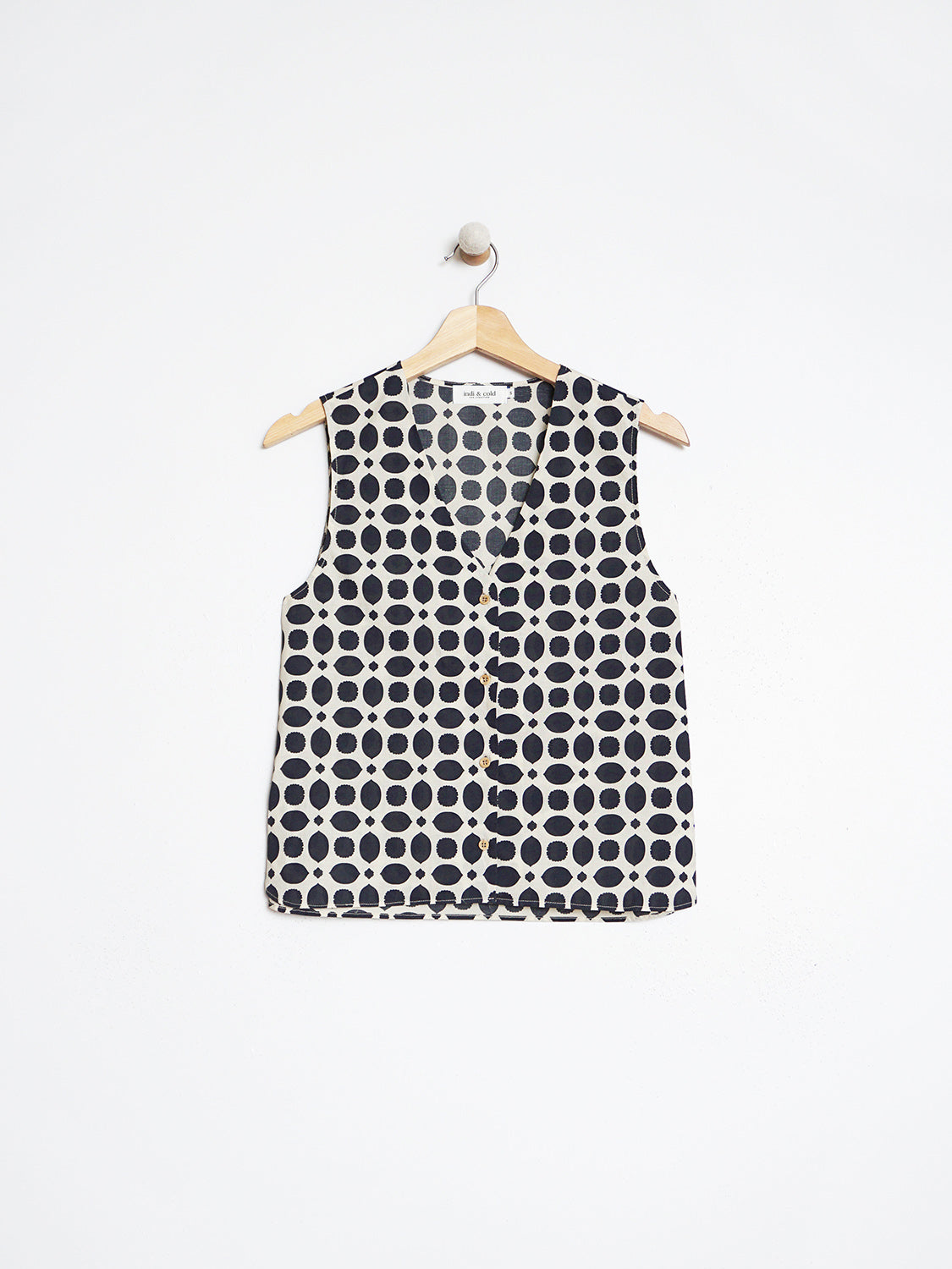 TOP GEOMETRIC ALGODÓN