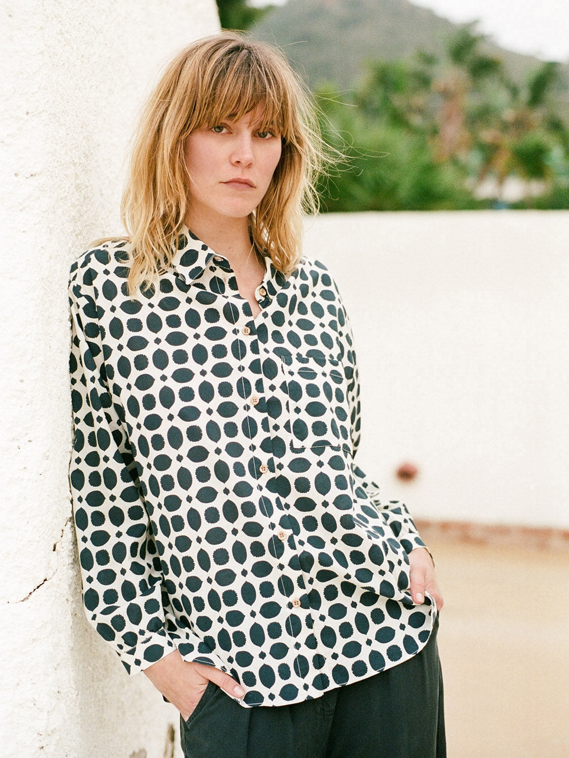 CAMISA ALGODÓN GEOMETRIC