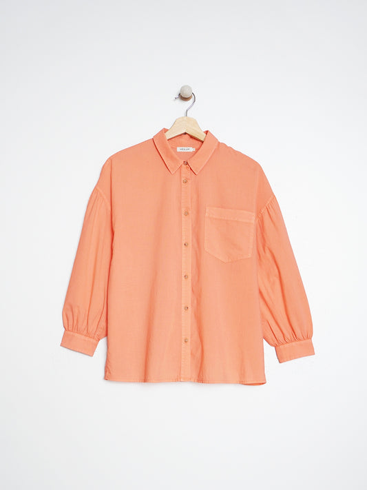 CAMISA OVERSIZE ABULLONADA