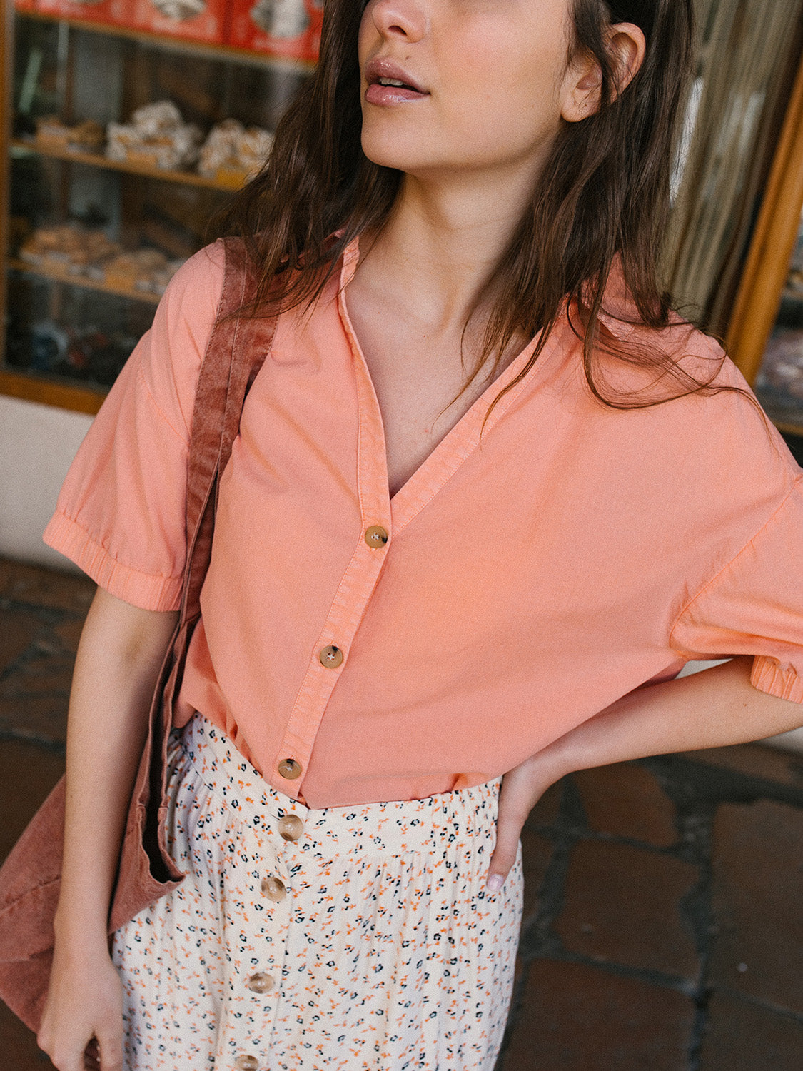 CAMISA CORTA OVERSIZE