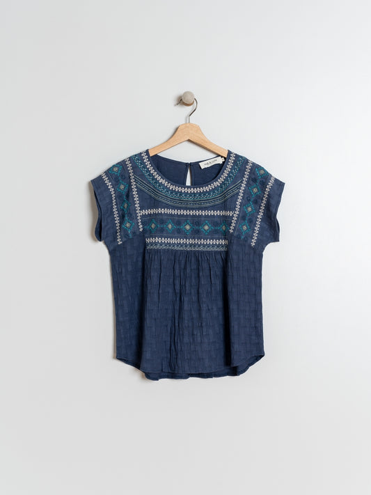 SHORT ETHNIC SHIRT