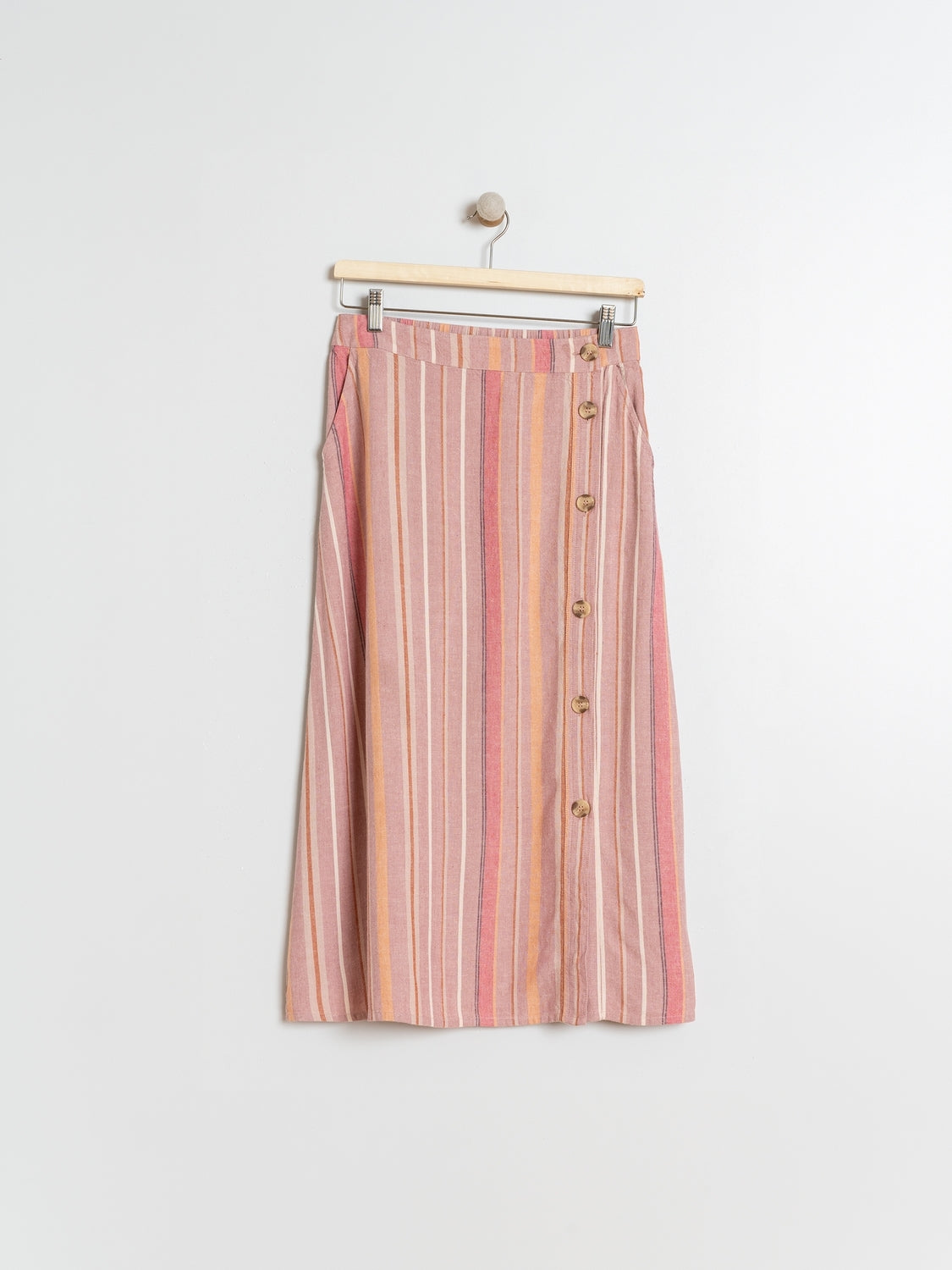 FALDA MIDI RAYAS