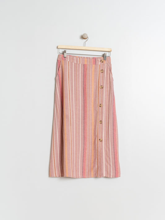 FALDA MIDI RAYAS