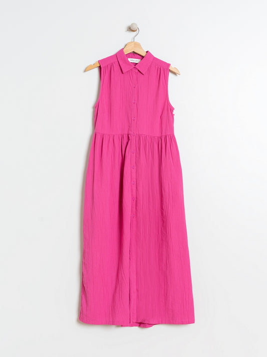 VESTIDO MIDI ALGODÓN