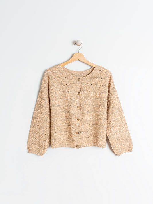 CHAQUETA EN MELANGE