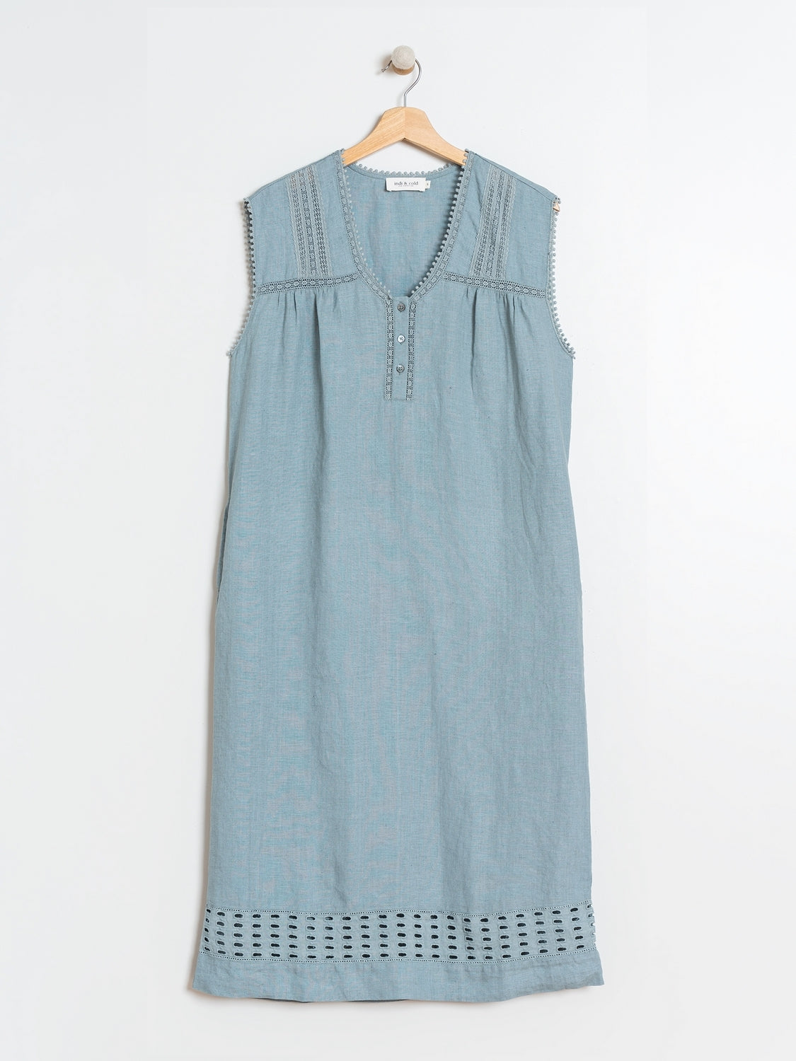 VESTIDO MIDI CÁÑAMO