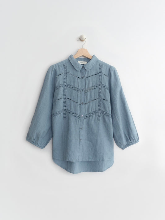 CAMISA ROMÁNTICA CAÑAMO