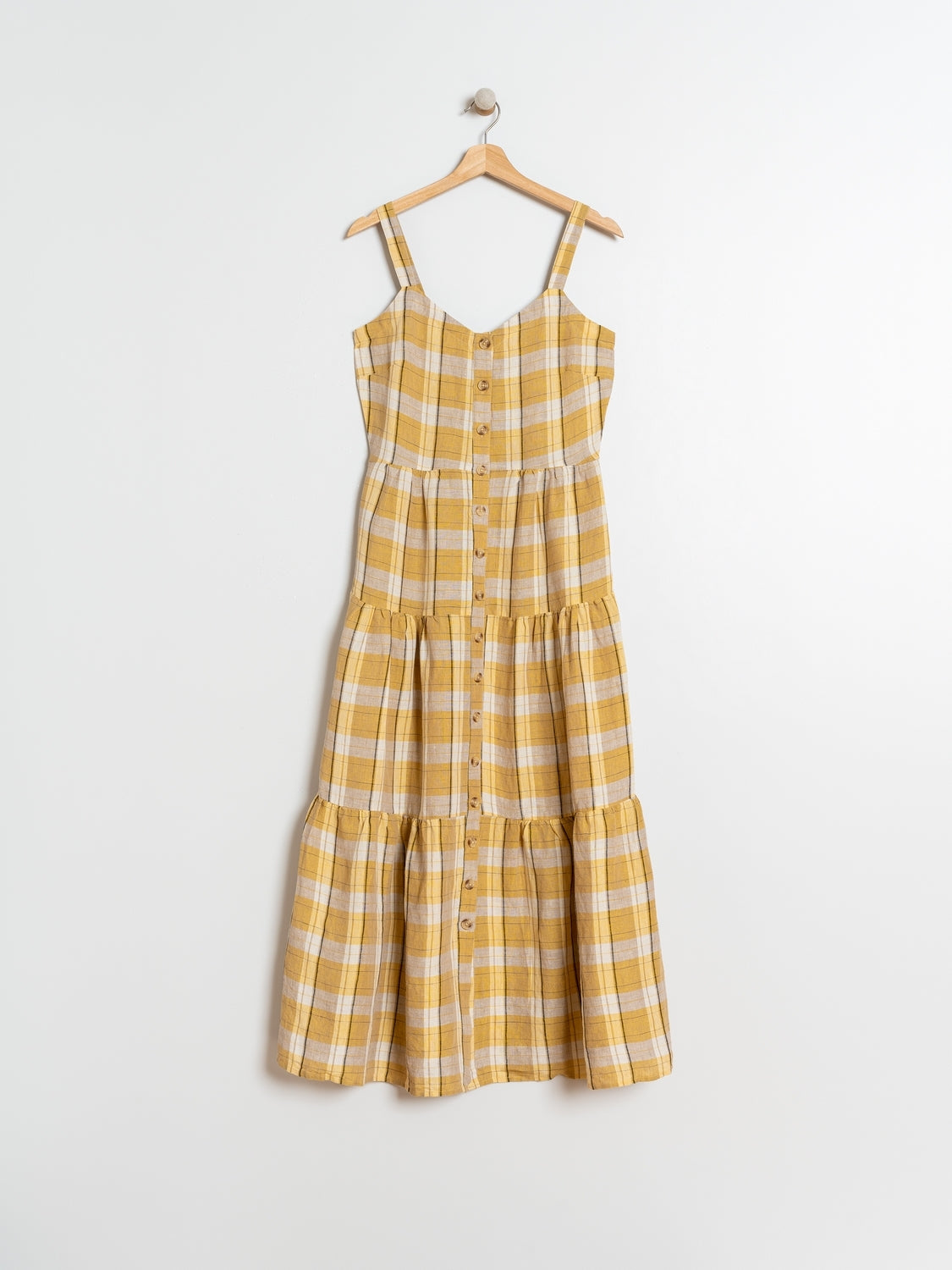 VESTIDO MIDI CUADROS