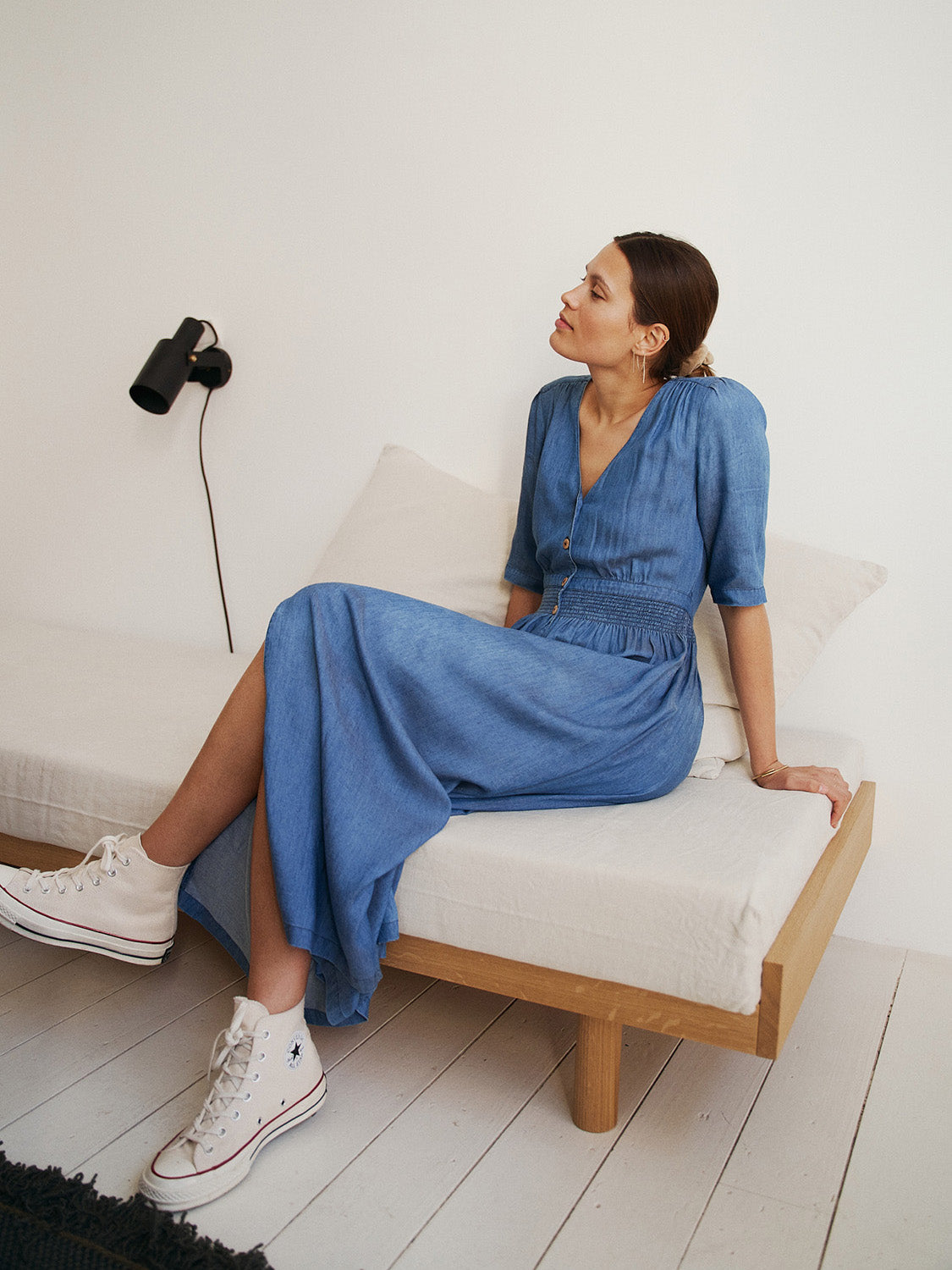 VESTIDO DENIM MIDI