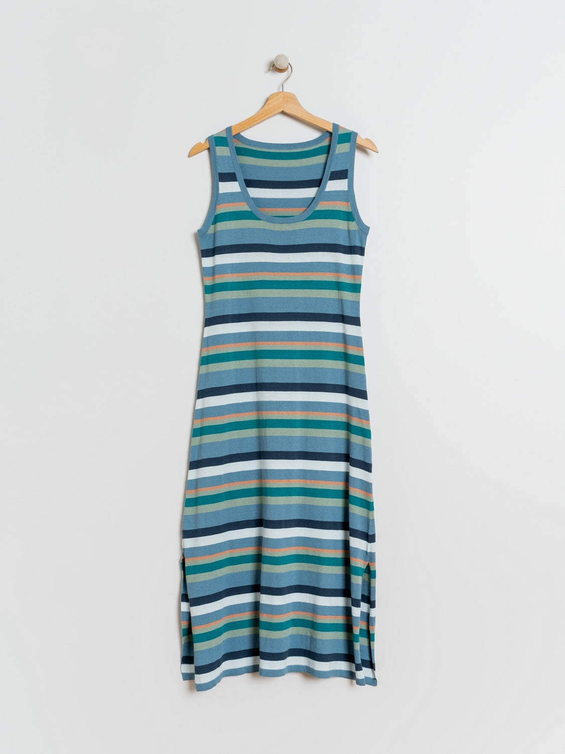 VESTIDO MIDI RAYAS