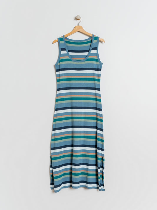 VESTIDO MIDI RAYAS