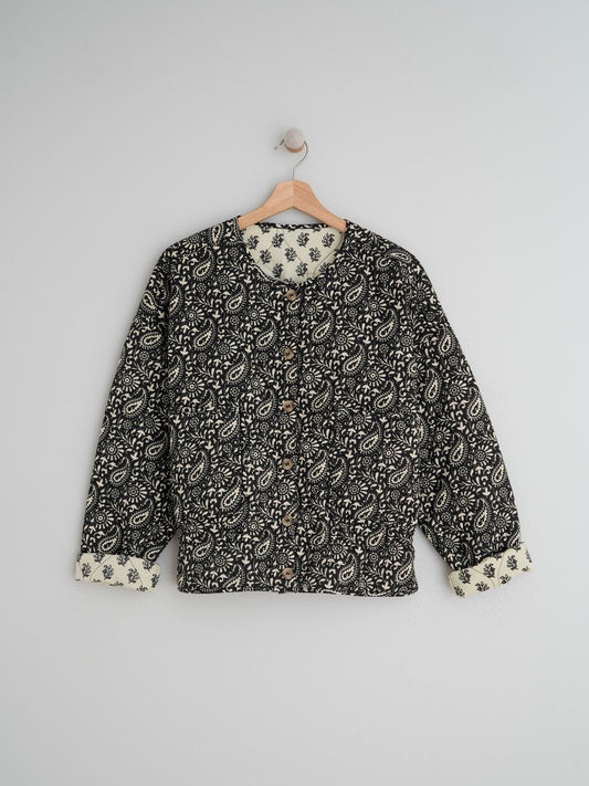 REVERSIBLE BOMBER JACKET
