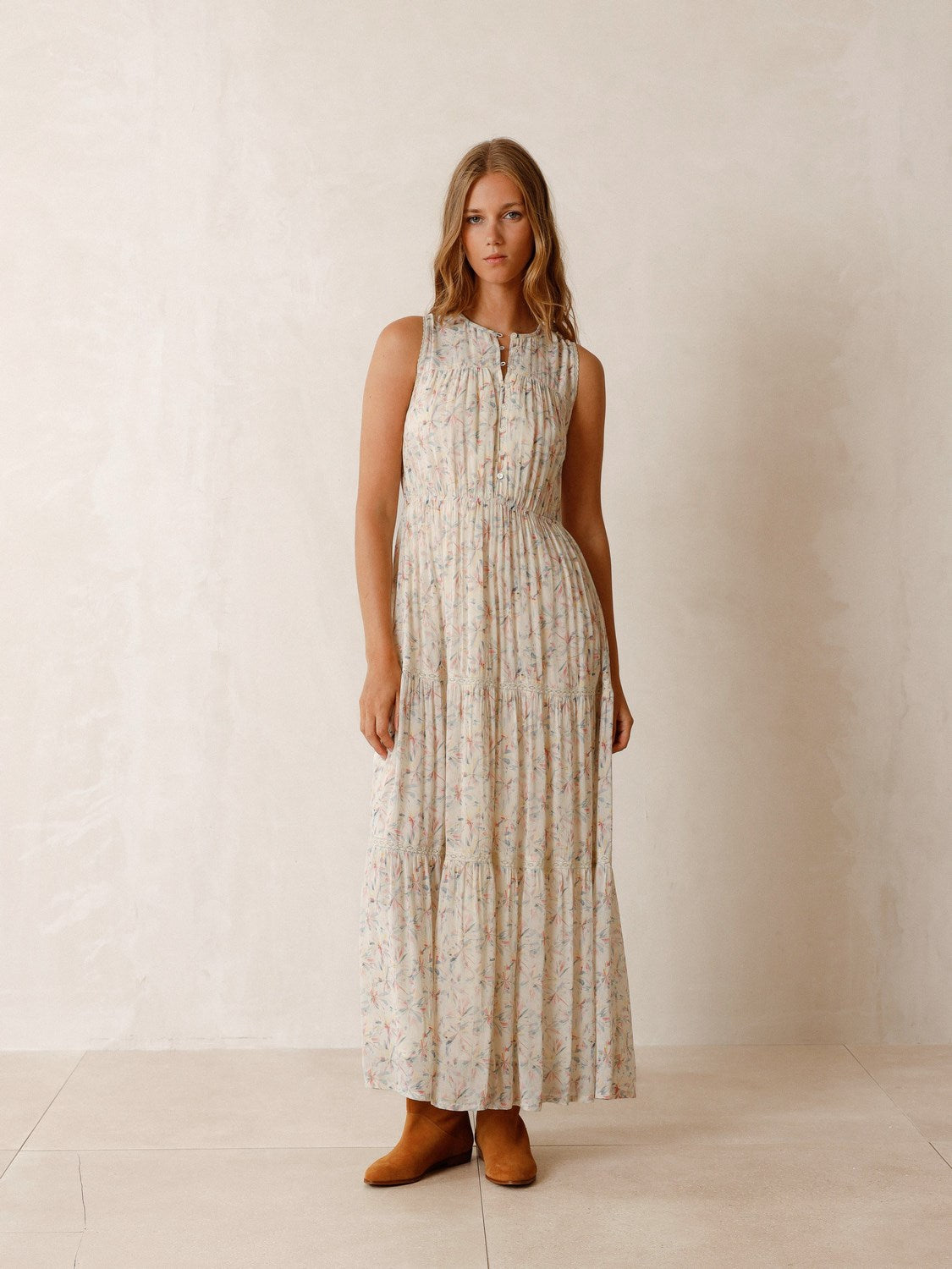 VESTIDO MAXI GEORGETTE