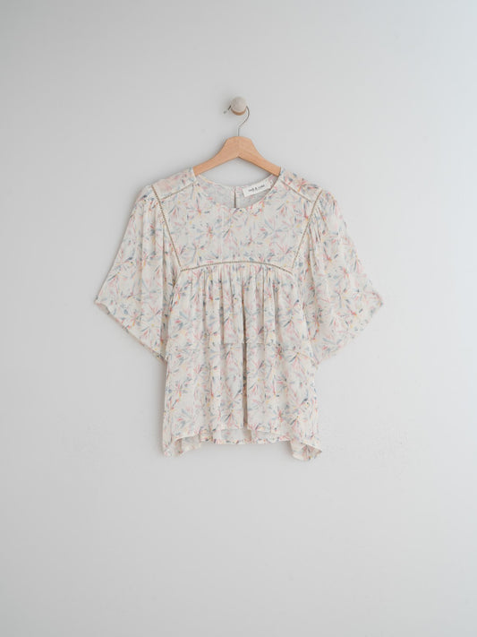 BUTTERFLY SLEEVE BLOUSE