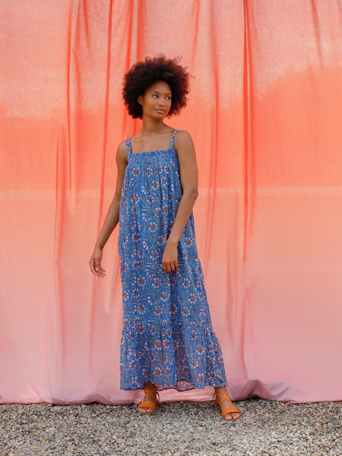 VESTIDO MAXI ALGODÓN