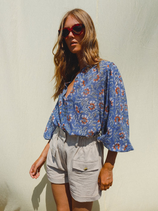 BLOCK PRINT SHIRT