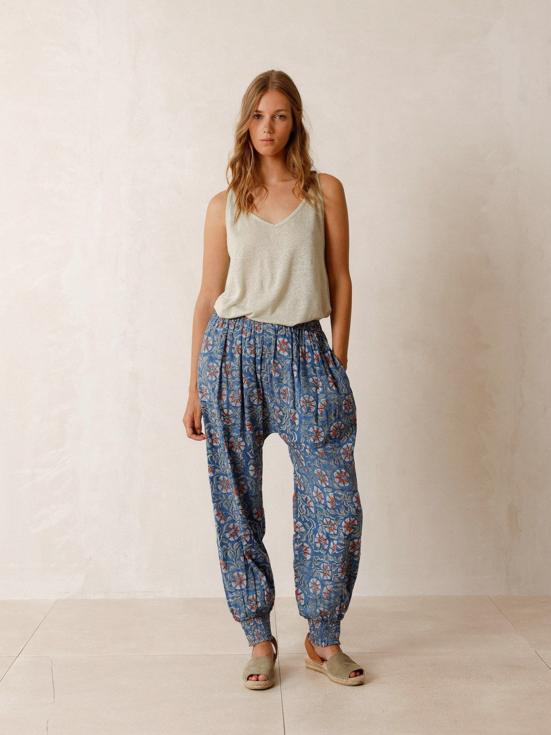 COTTON HAREM PANTS