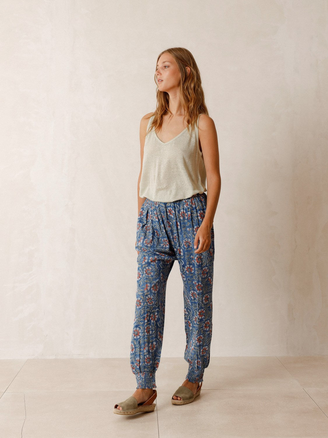COTTON HAREM PANTS