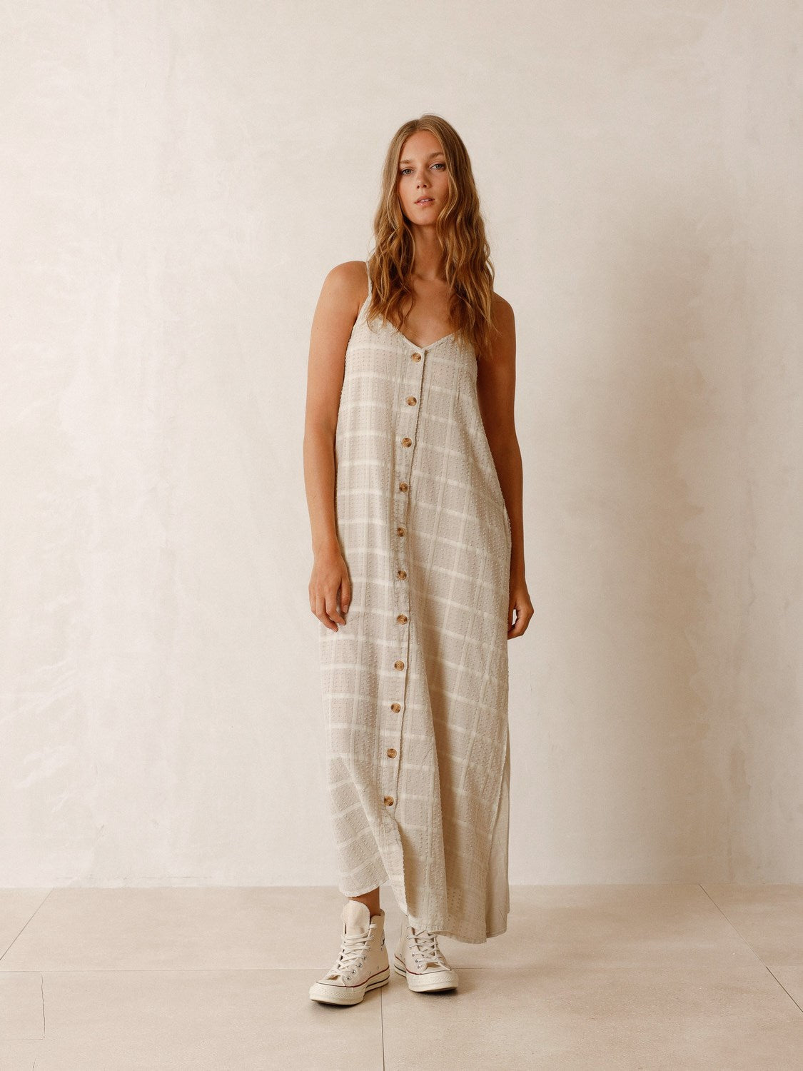 VESTIDO COMBINADO JAQUARD