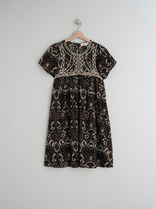 VESTIDO BORDADO ESPIGA