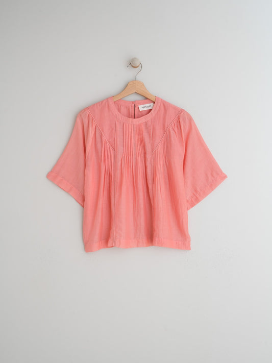 FLUO PLEATED BLOUSE