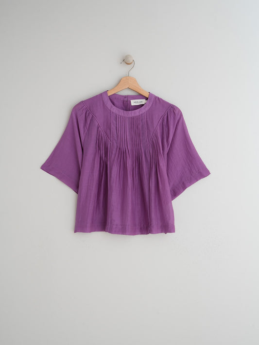 FLUO PLEATED BLOUSE