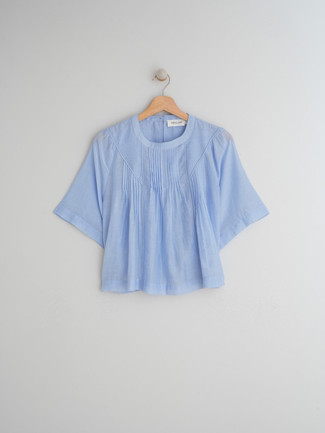 FLUO PLEATED BLOUSE
