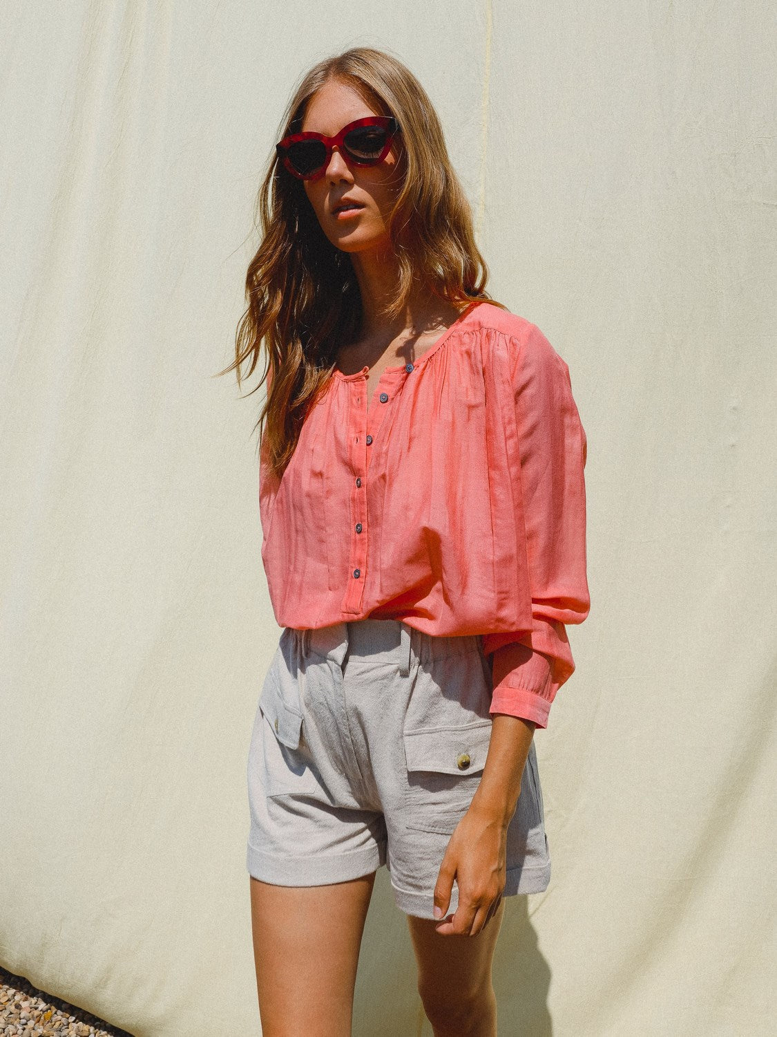 CHEMISE EN VOILE DE COTON