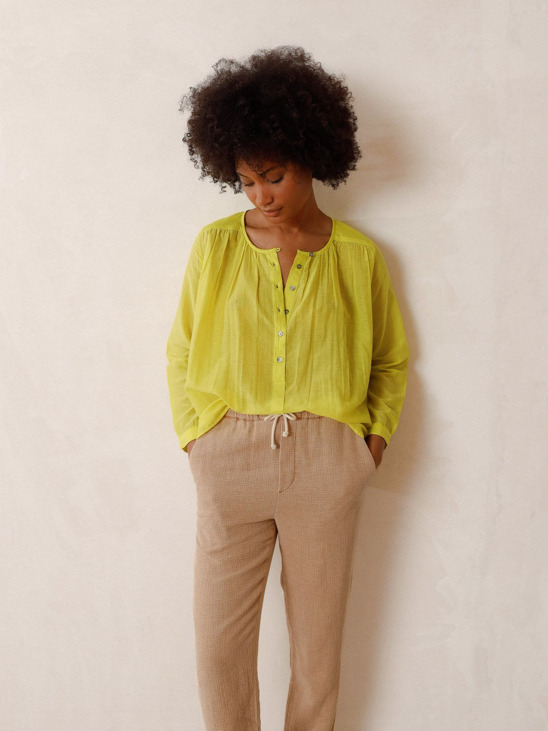 CHEMISE EN VOILE DE COTON
