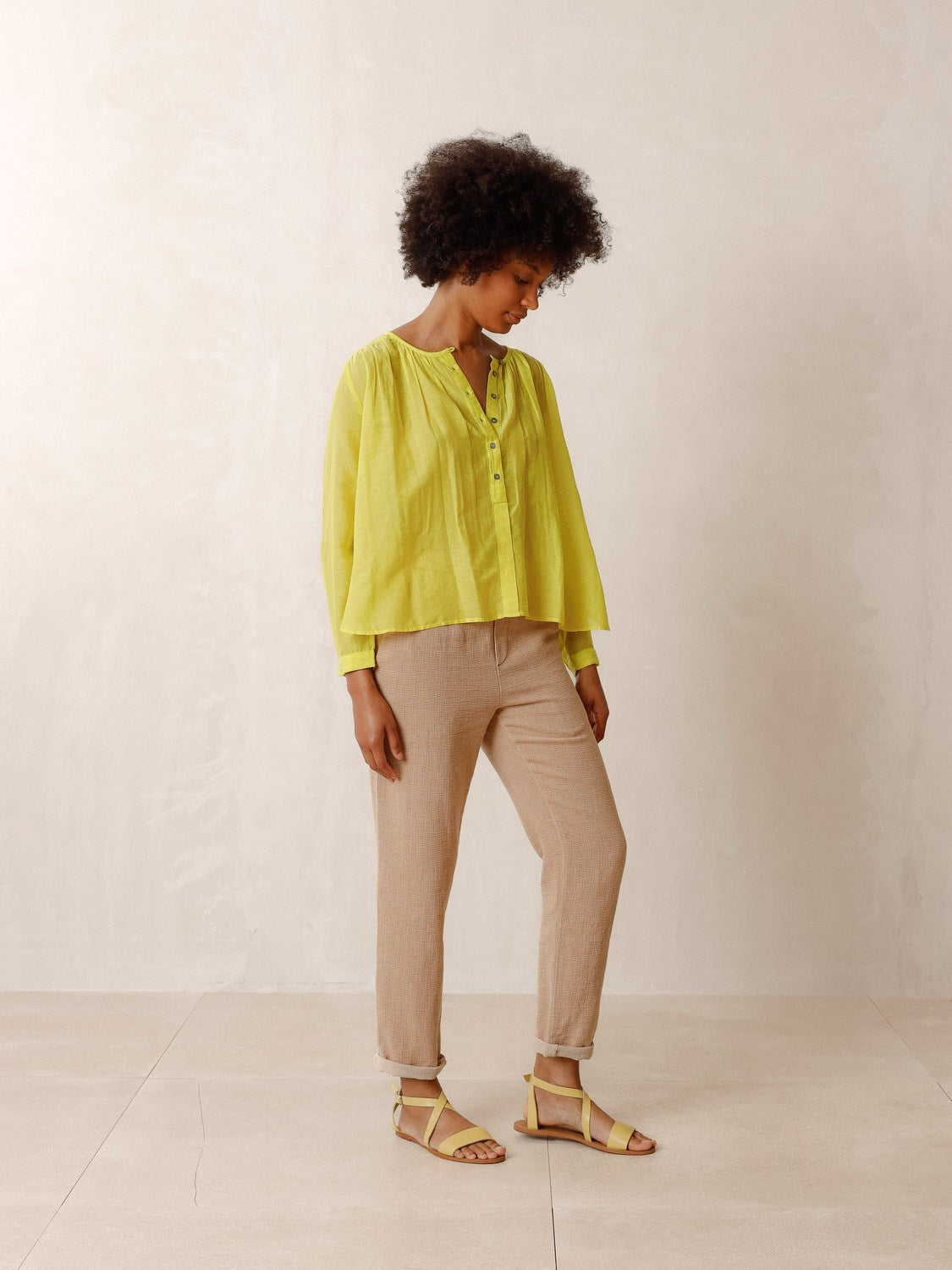 CHEMISE EN VOILE DE COTON