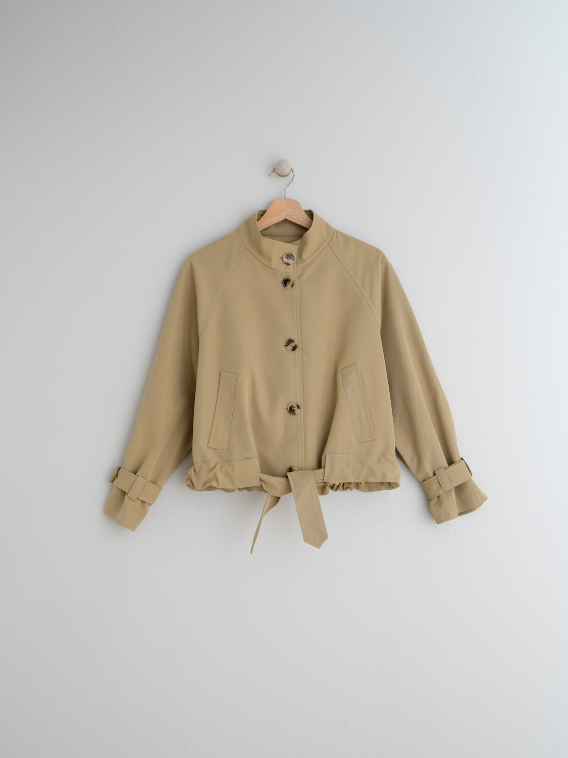BOMBER JACKET WITH LACE UP
