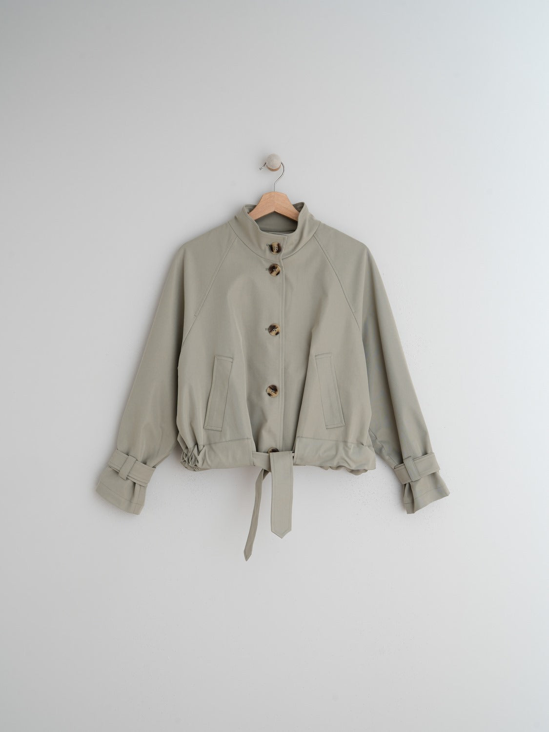 BOMBER JACKET WITH LACE UP