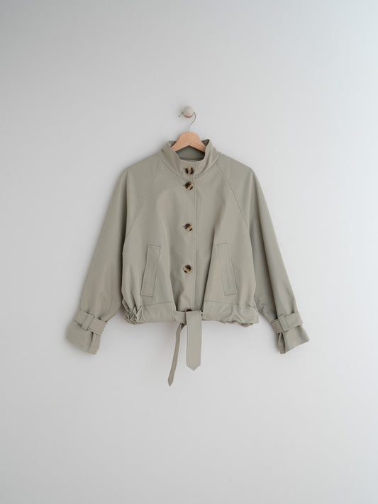 BOMBER JACKET WITH LACE UP