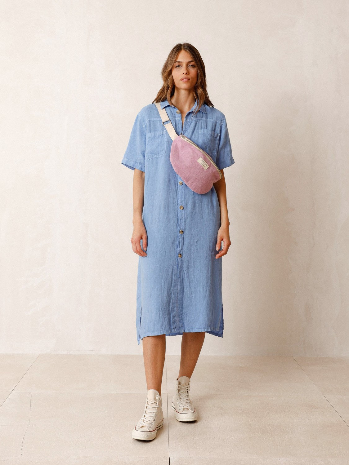 VESTIDO CAMISERO LINO
