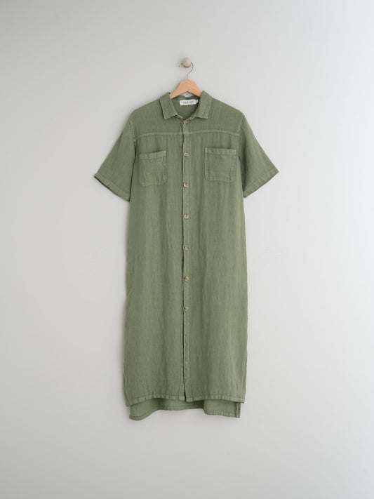 VESTIDO CAMISERO LINO