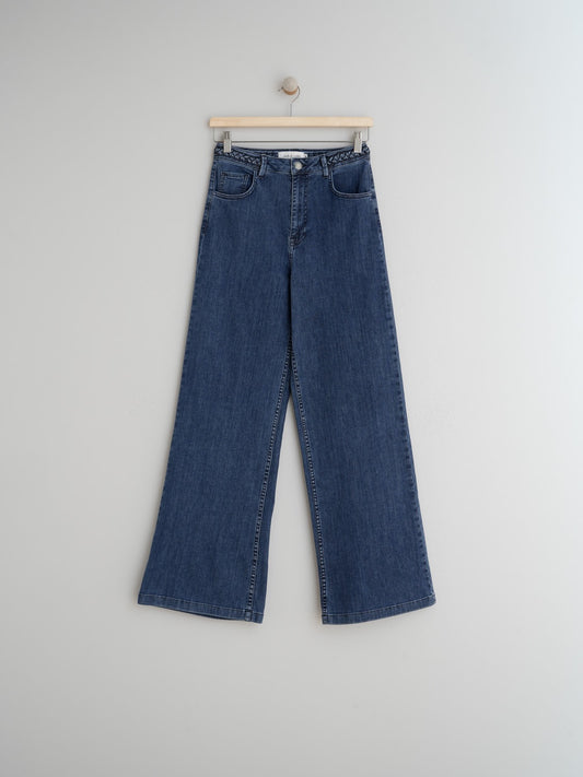 PANTALÓN DENIM TRENZA