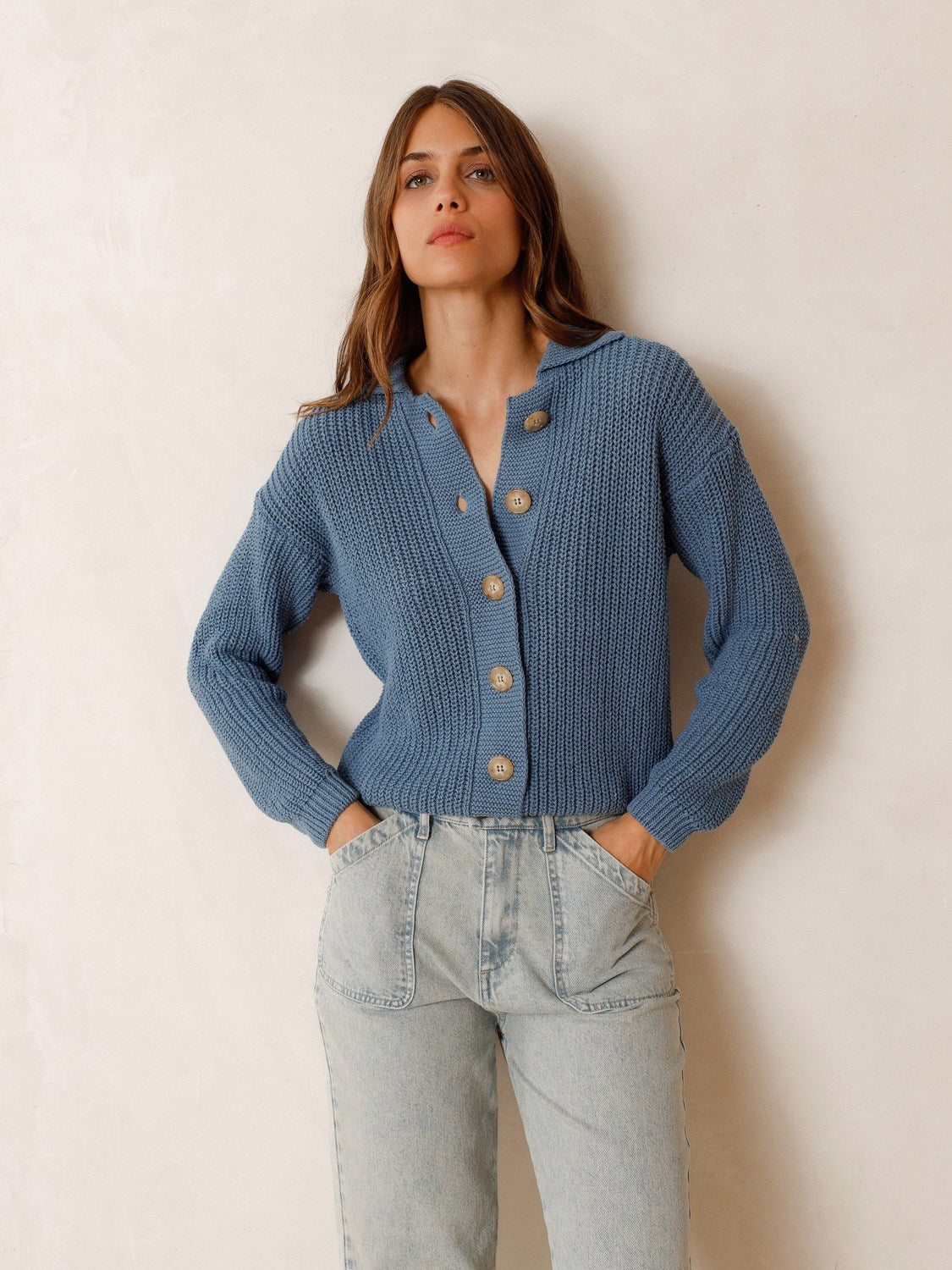 HALF CARDIGAN JACKET