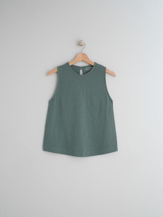 DÉBARDEUR EN DOUBLE TISSU