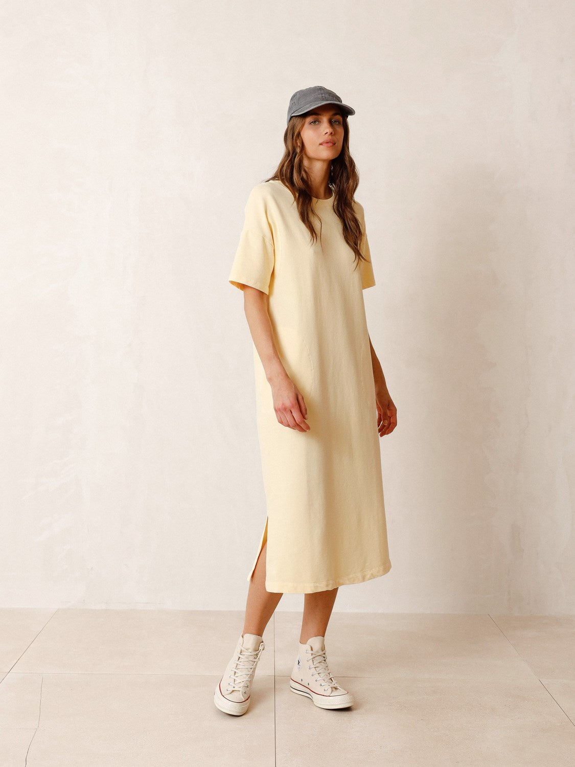 VESTIDO FELPA MIDI