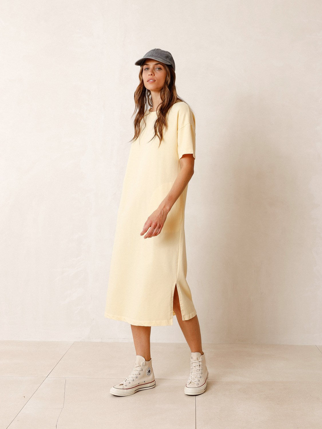 VESTIDO FELPA MIDI