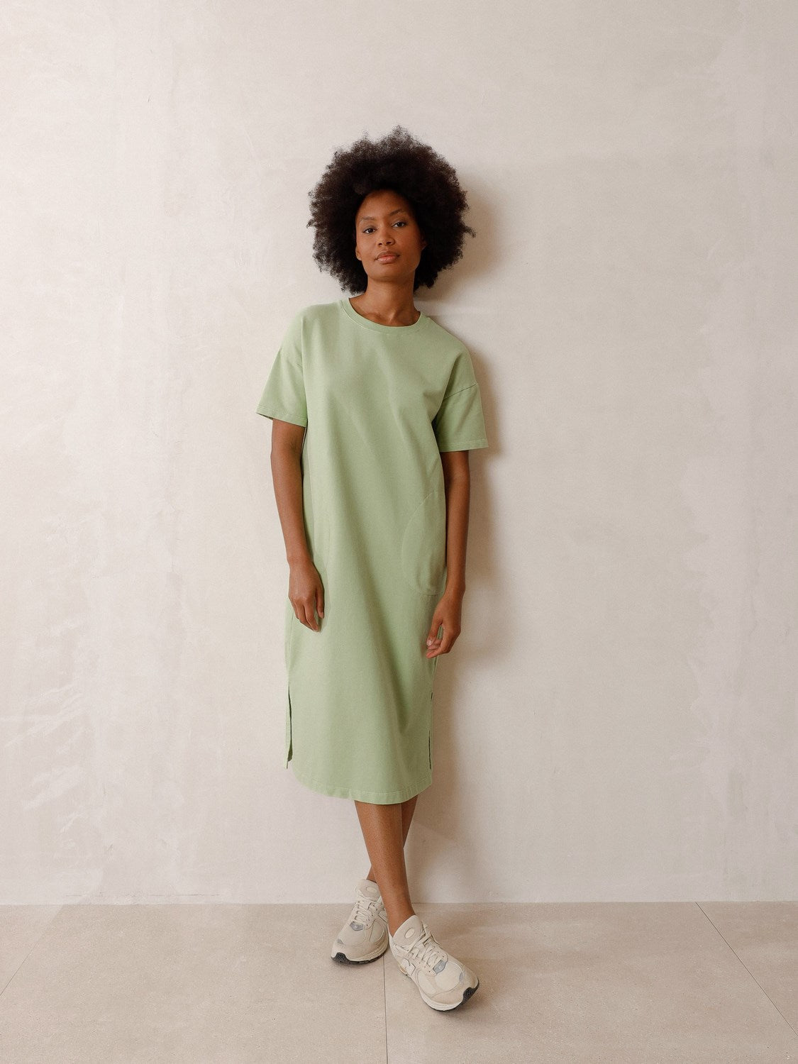 VESTIDO FELPA MIDI