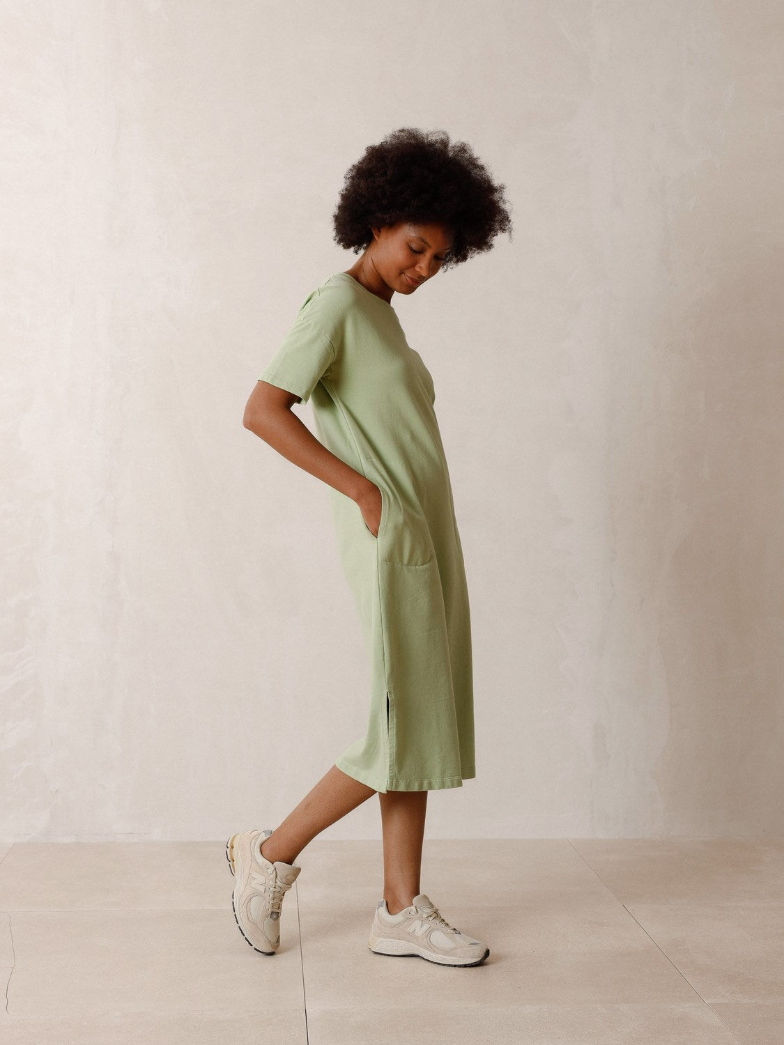VESTIDO FELPA MIDI