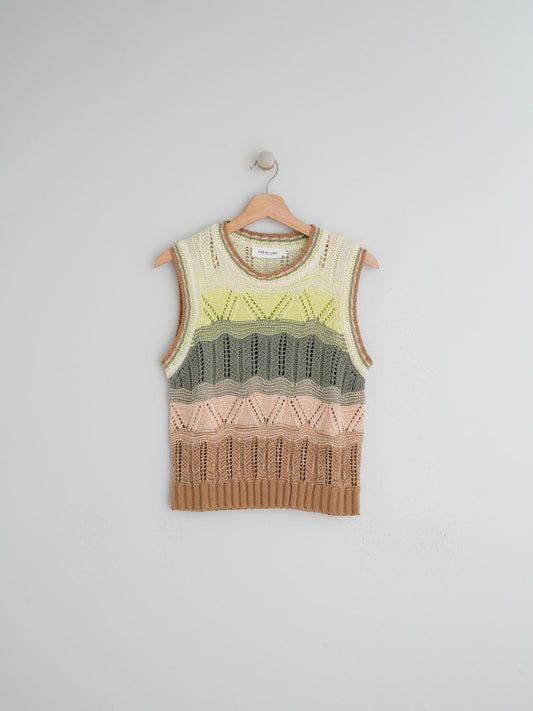 CHALECO CROCHETTE MULTICOLOR