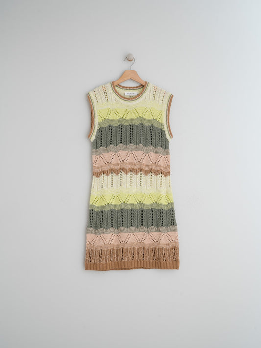 VESTIDO CROCHETTE MULTICOLOR